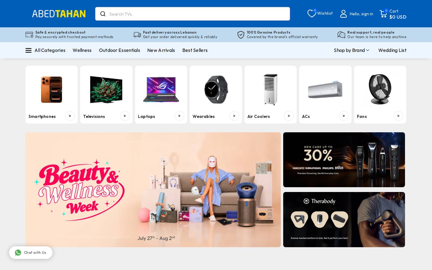 Abedtahan homepage screenshot