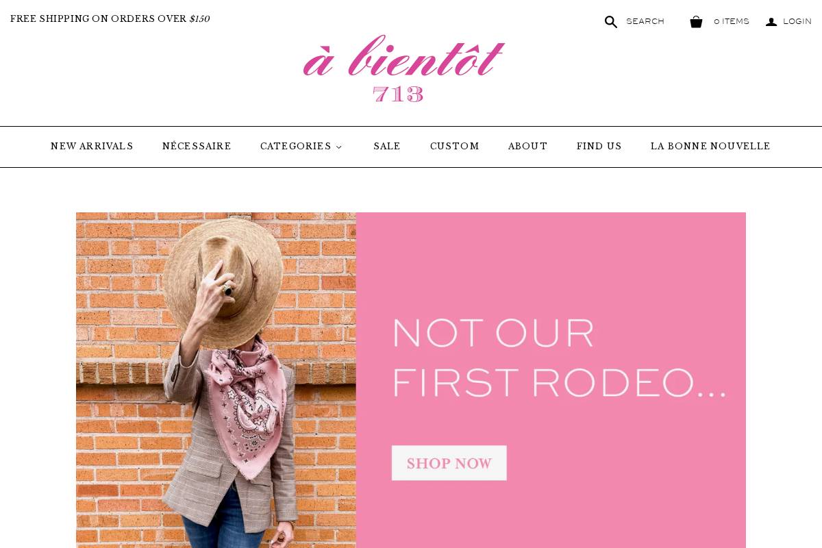 abientot713.com homepage screenshot