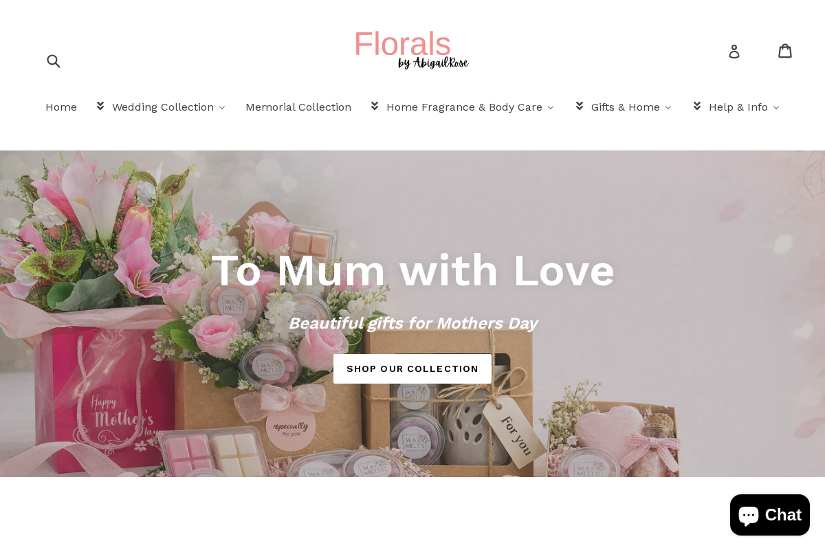 AbigailRose homepage screenshot