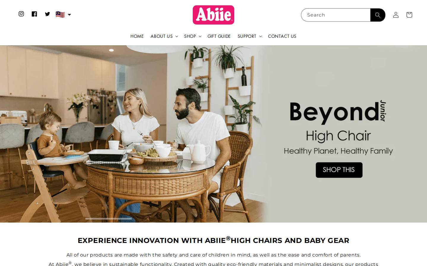 abiie-my.com homepage screenshot