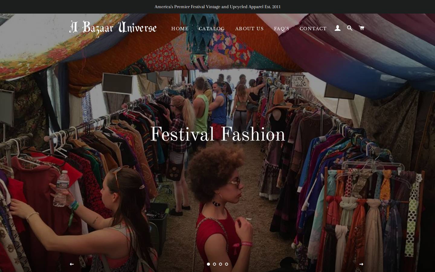 abizarreuniverse.com homepage screenshot