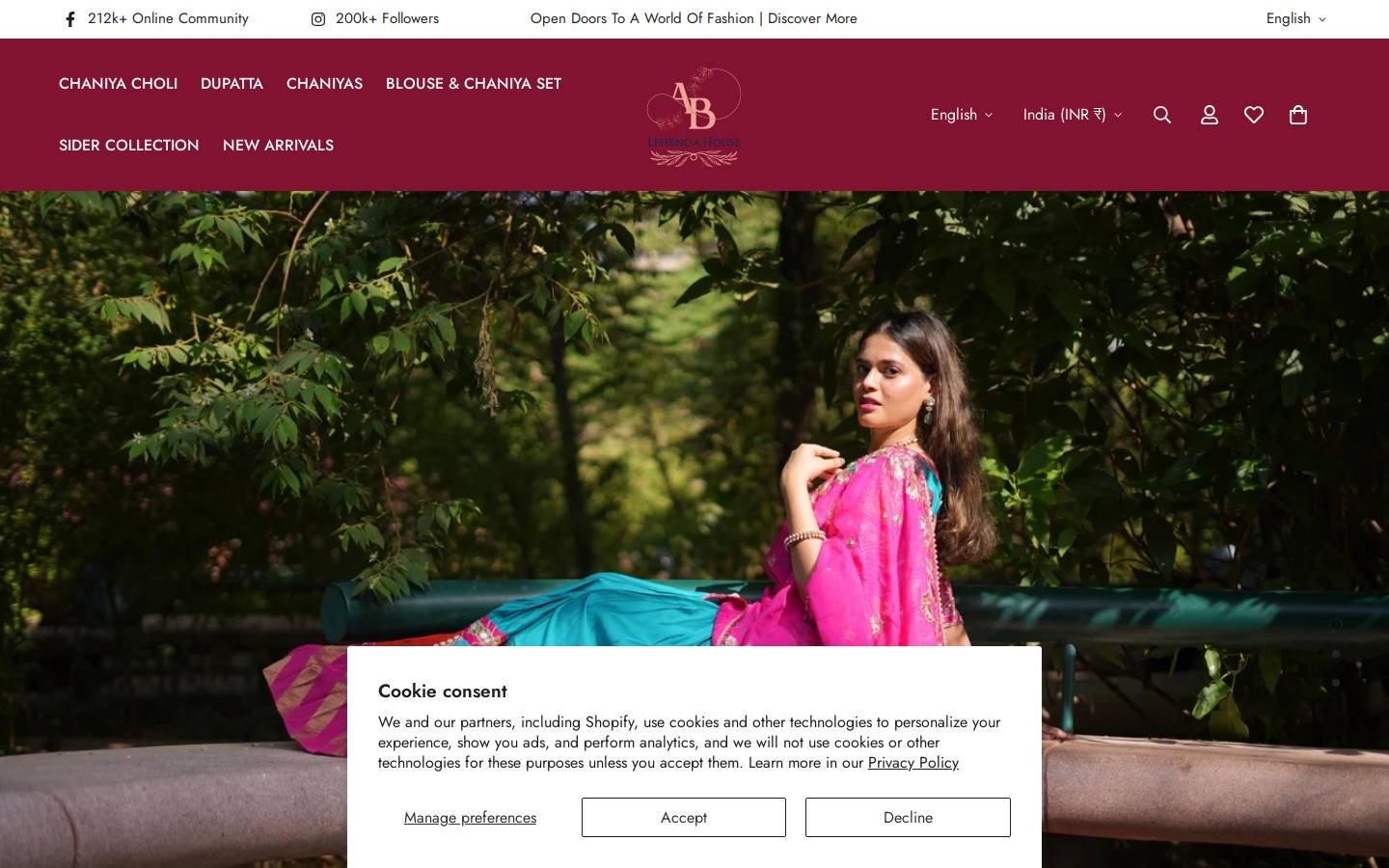 ablehengahouse.com homepage screenshot