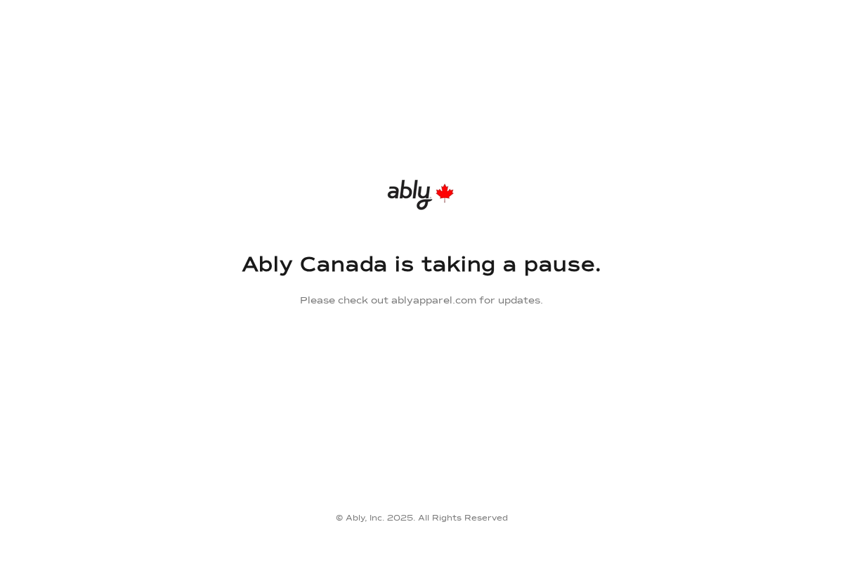 Ably homepage screenshot