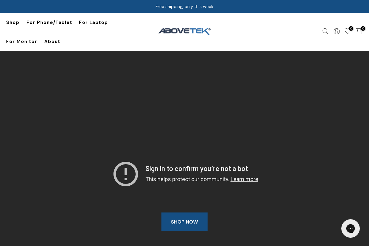 abovetek.com homepage screenshot
