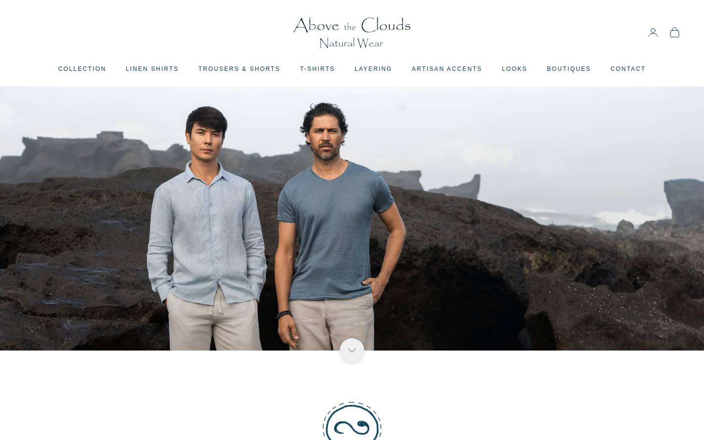 abovetheclouds.store homepage screenshot