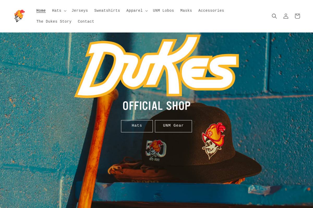 abqdukes.com homepage screenshot