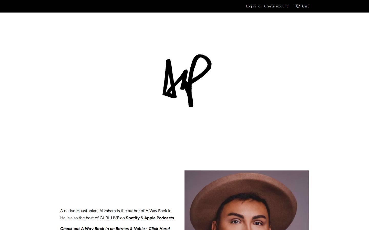 abrahamjprieto.com homepage screenshot
