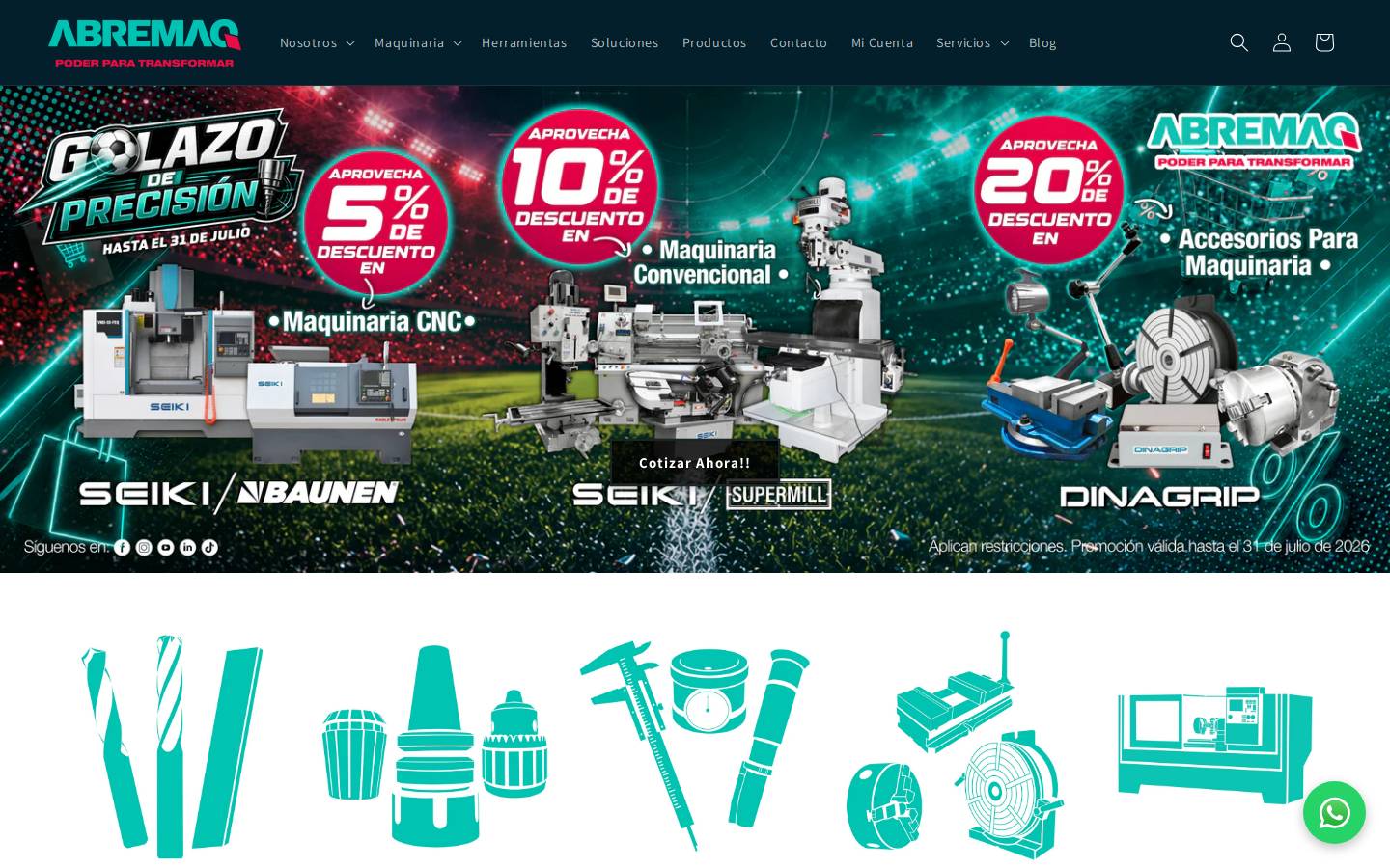 abremaq-shop.com homepage screenshot