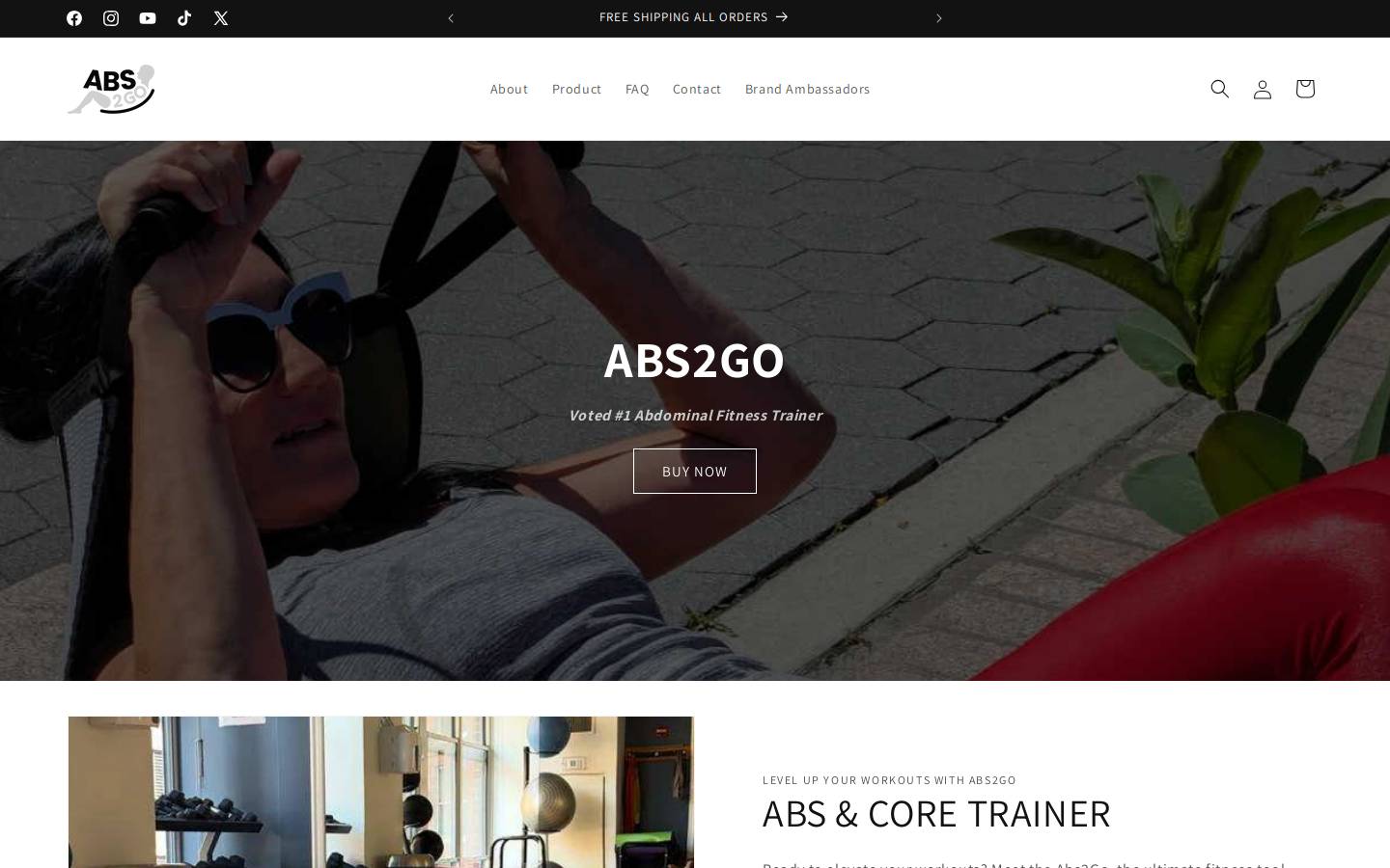 abs-2go.com homepage screenshot
