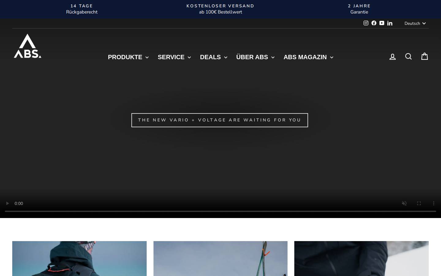 abs-airbag.ch homepage screenshot