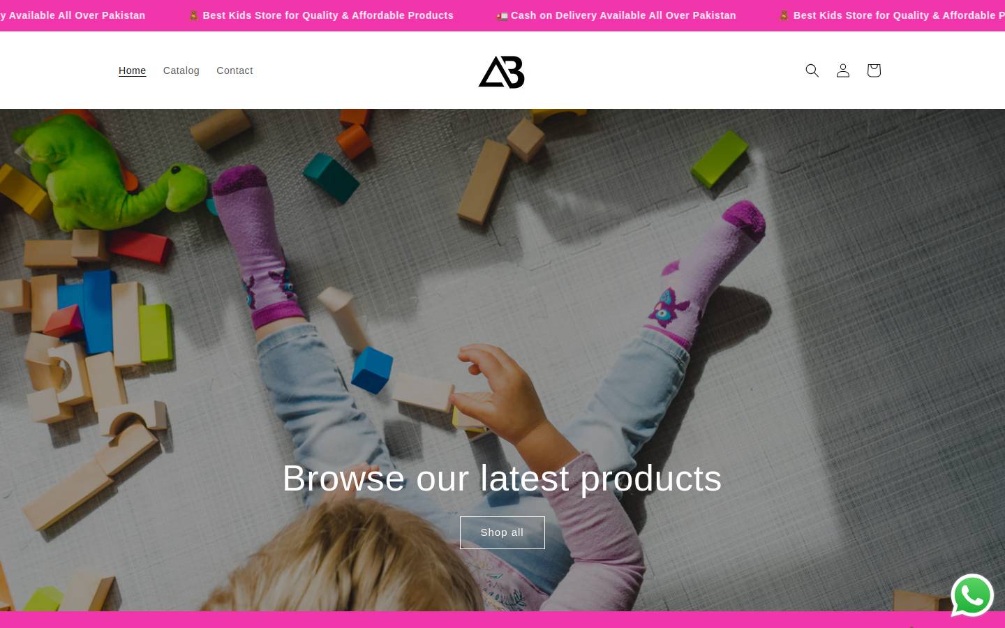 abshop.store homepage screenshot