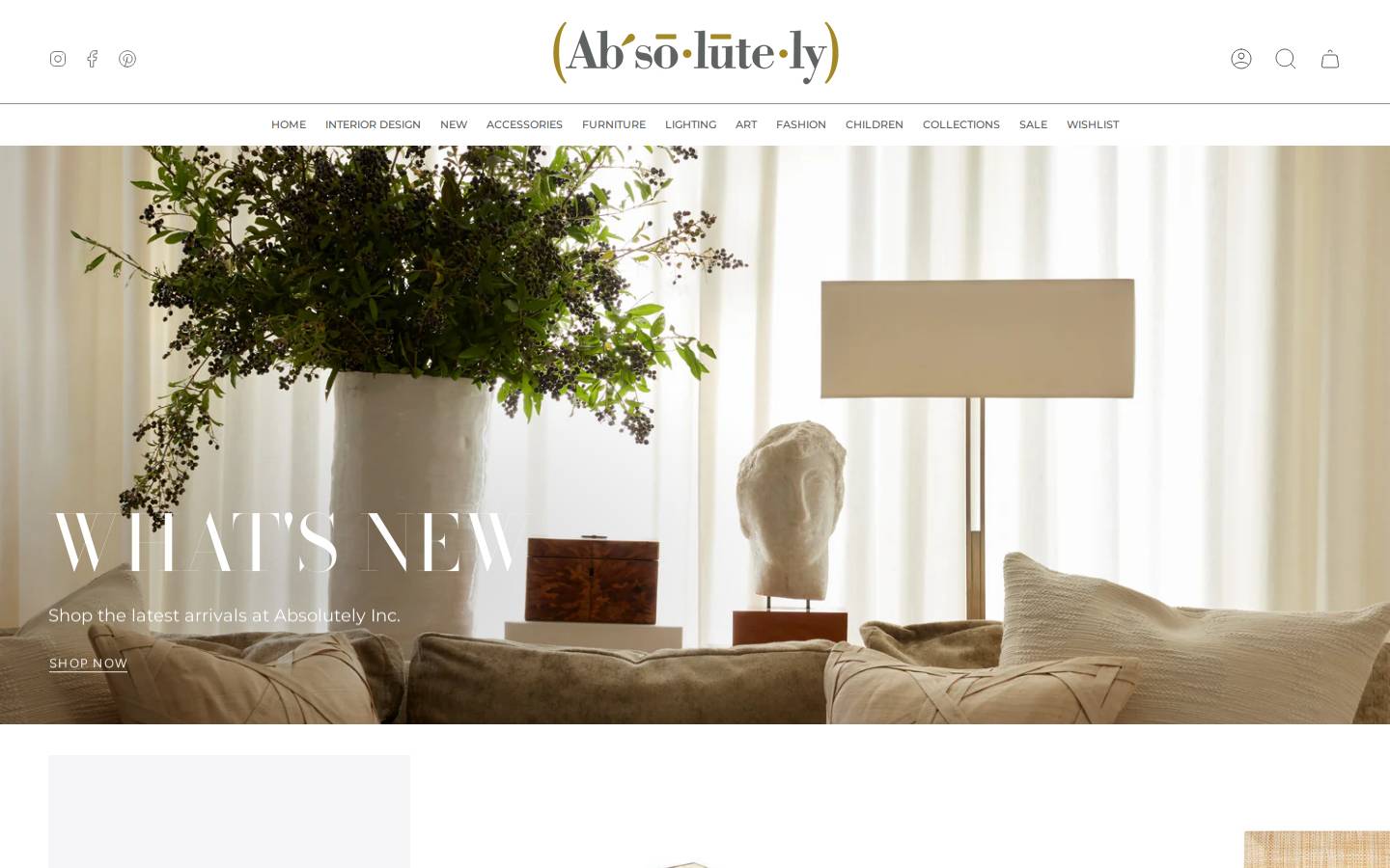 absolutelyinc.com homepage screenshot