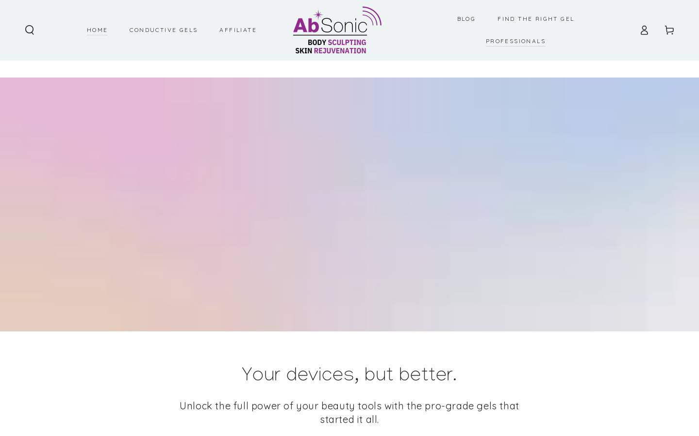 absonic.com homepage screenshot
