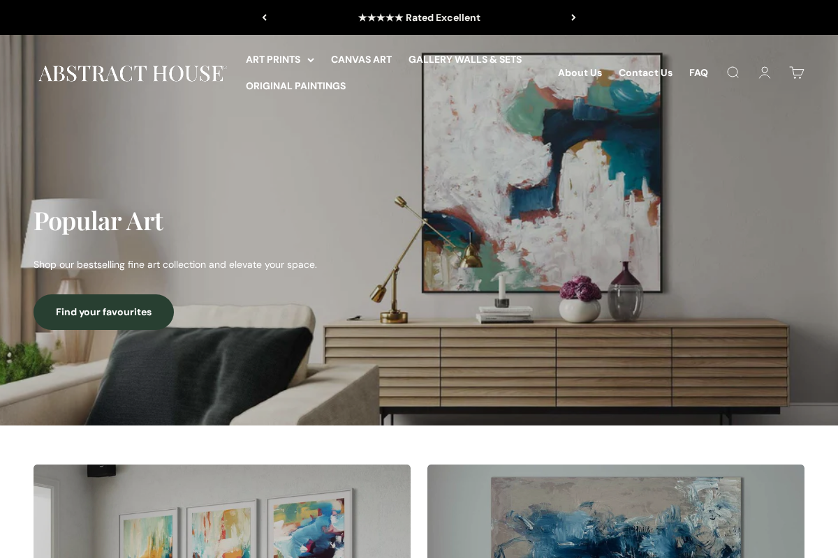 Abstract House homepage screenshot