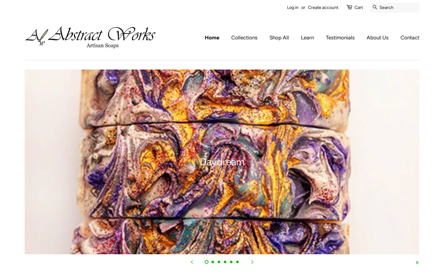 abstractworkssa.com homepage screenshot