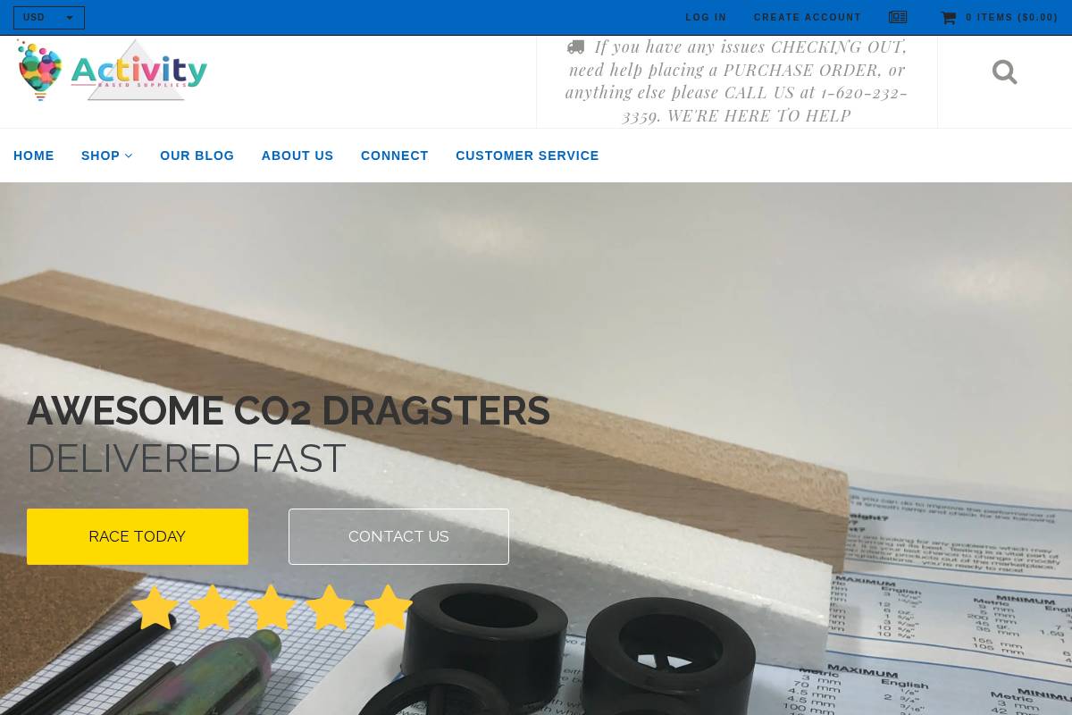 absupplies.com homepage screenshot