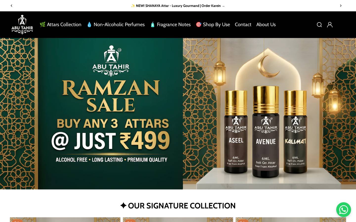 abutahir.com homepage screenshot