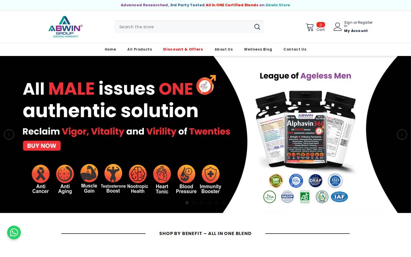abwinlabs.com homepage screenshot