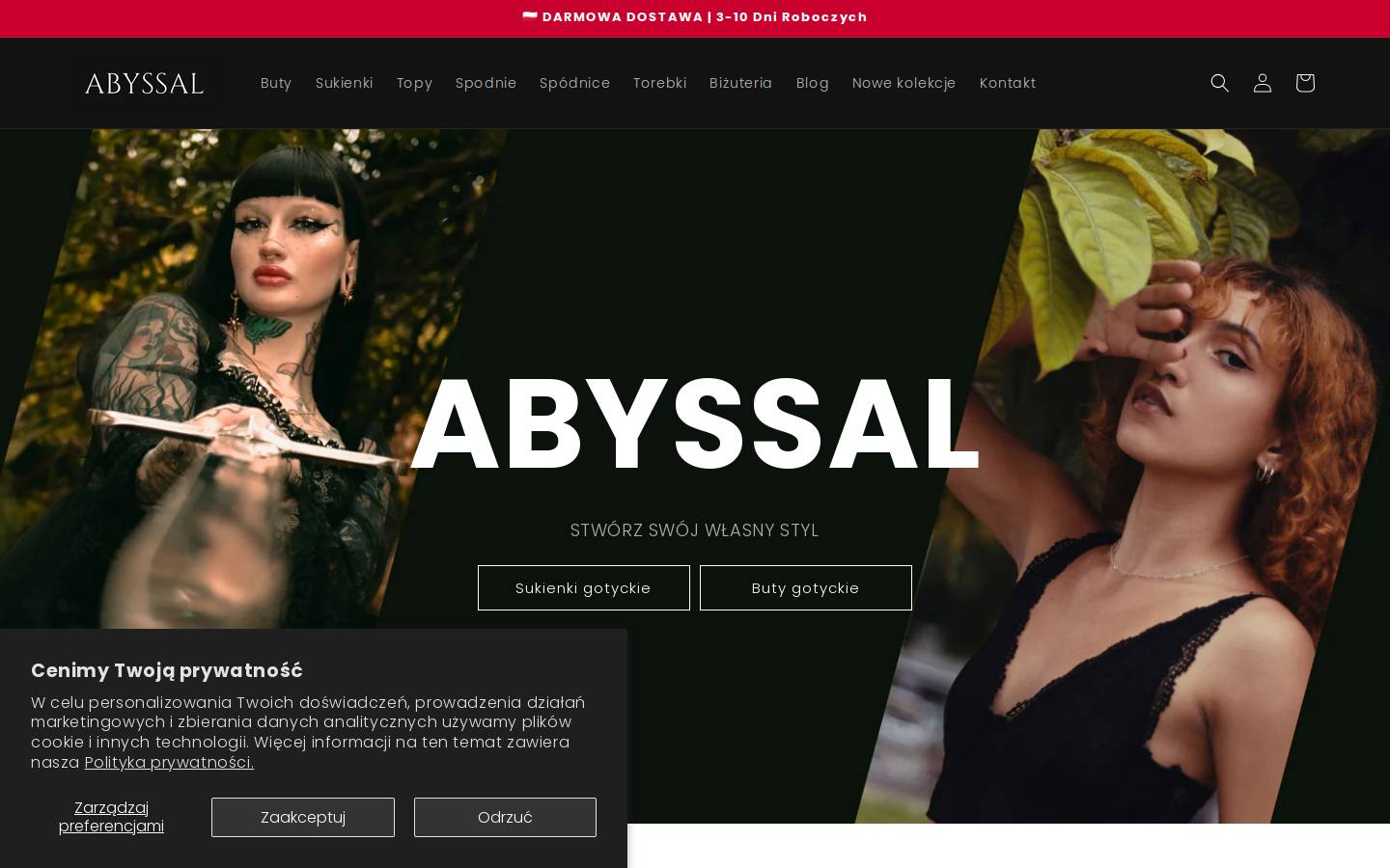 abyssal.pl homepage screenshot