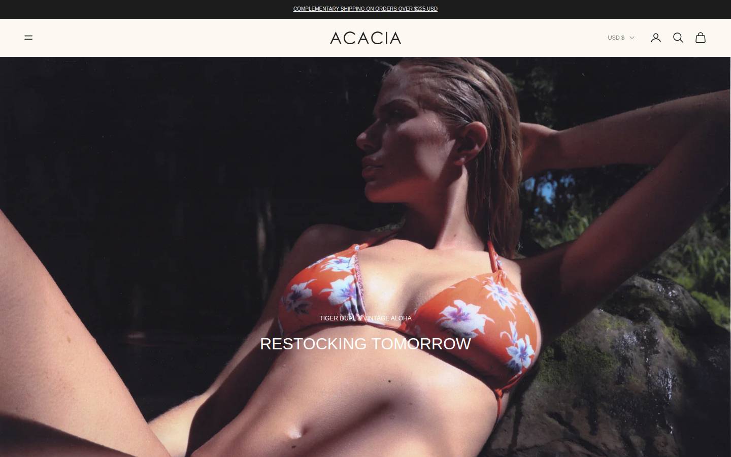 acacia.co homepage screenshot