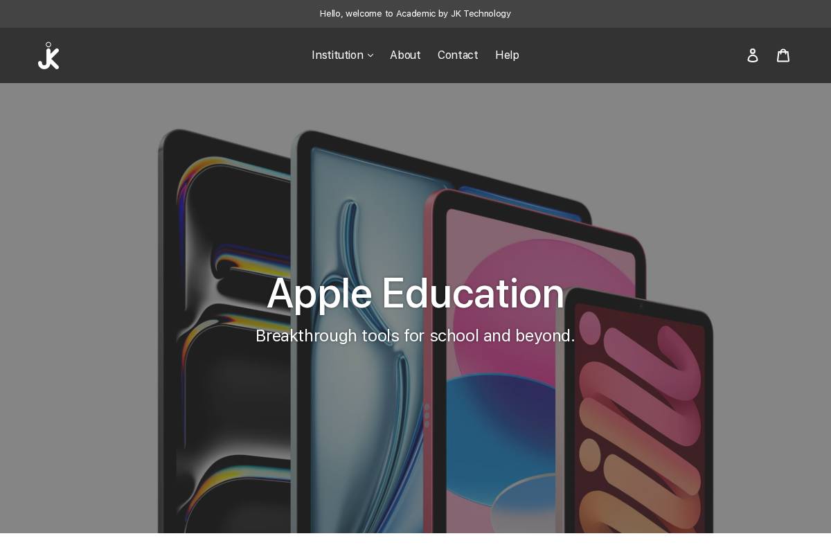 academic.com.sg homepage screenshot