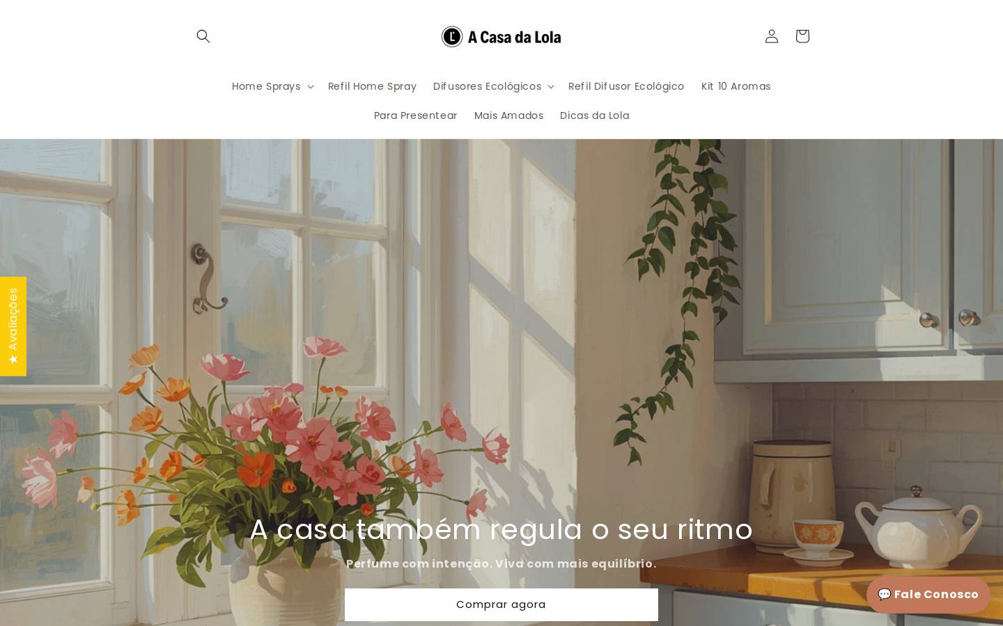 acasadalola.com.br homepage screenshot
