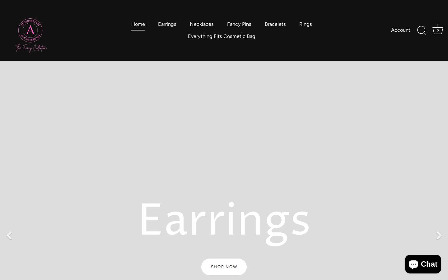 accentsbyabi.com homepage screenshot