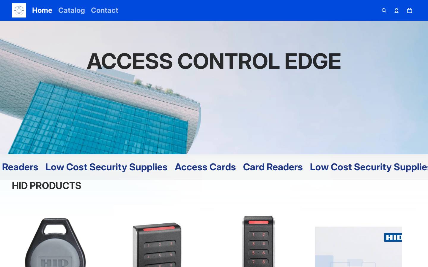 accesscontroledge.com homepage screenshot