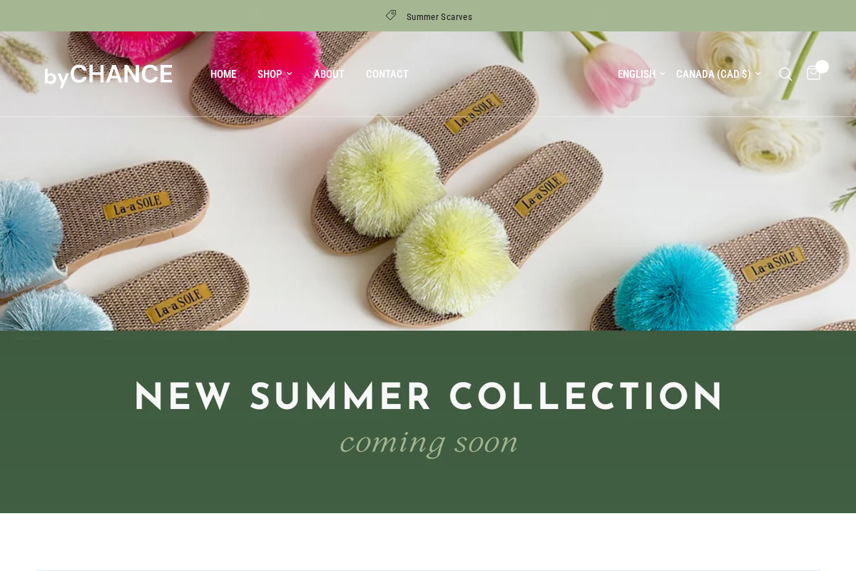 byCHANCE homepage screenshot