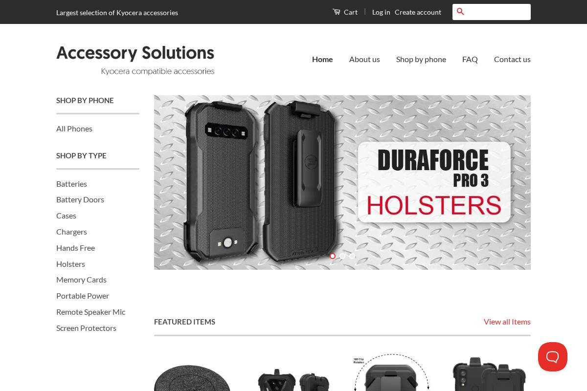 accessorysolutions.net homepage screenshot