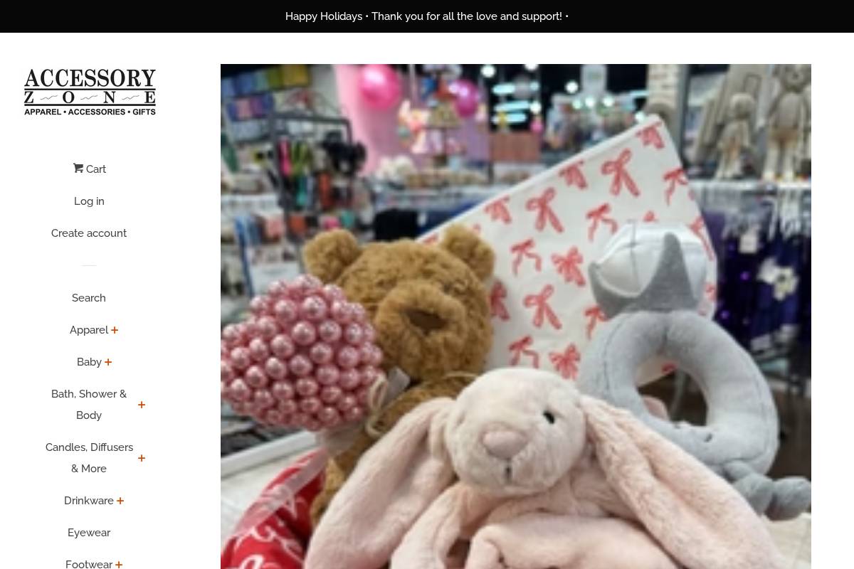 accessoryzone.net homepage screenshot