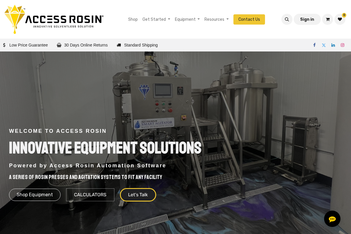 accessrosin.com homepage screenshot