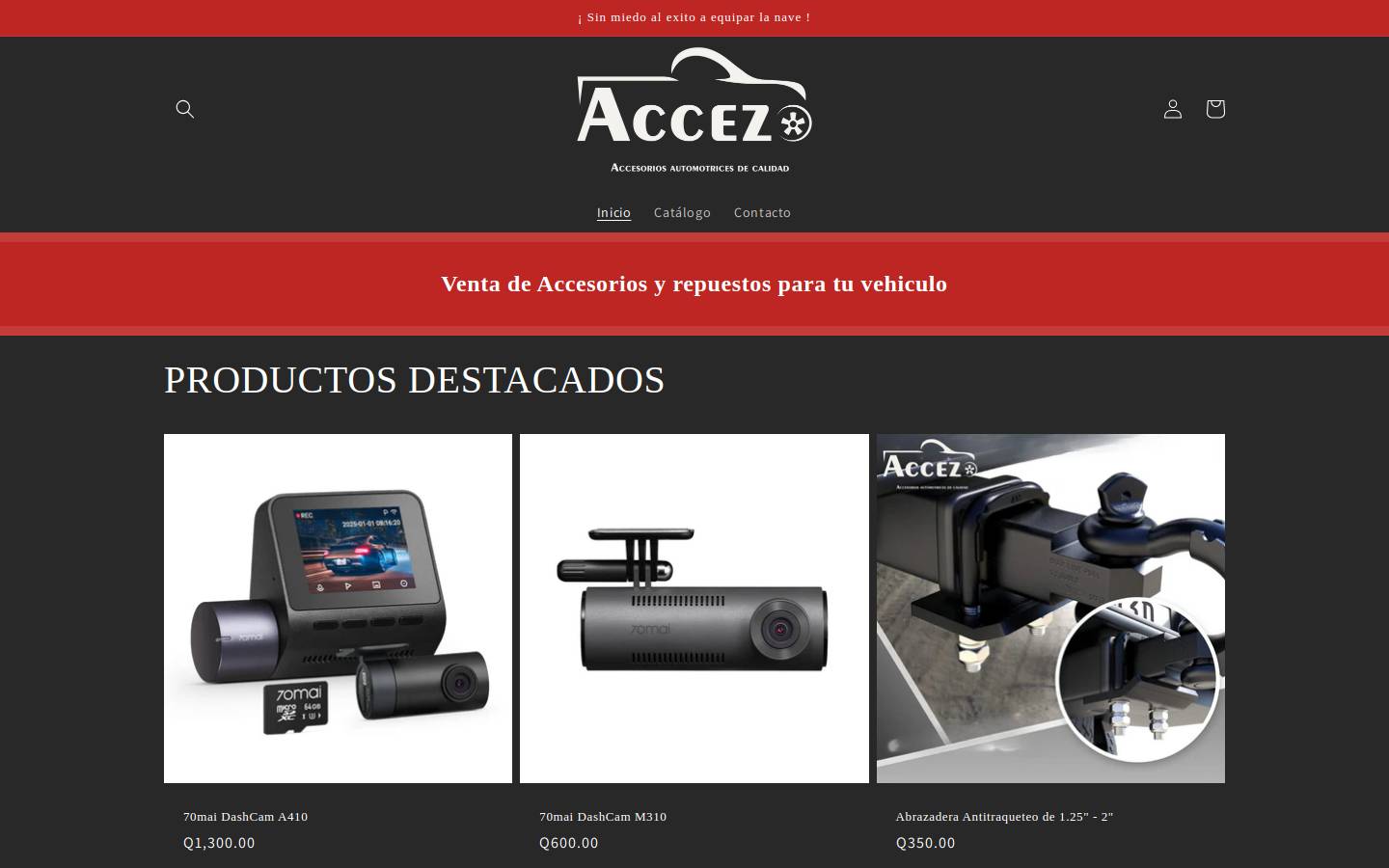 accezogt.com homepage screenshot
