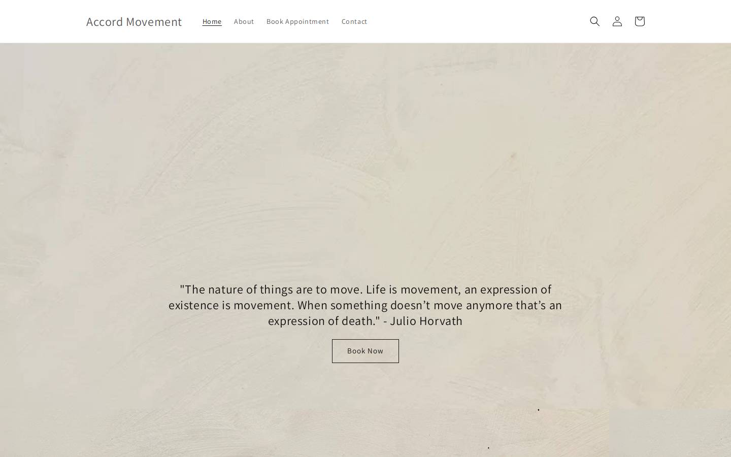 accordmovement.com homepage screenshot
