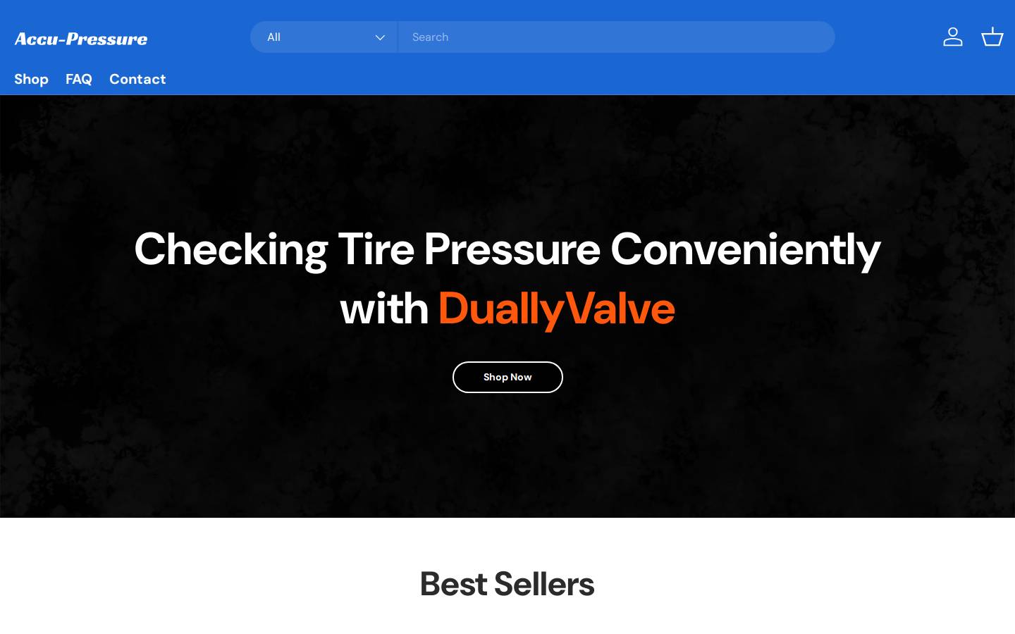 accu-pressure.com homepage screenshot