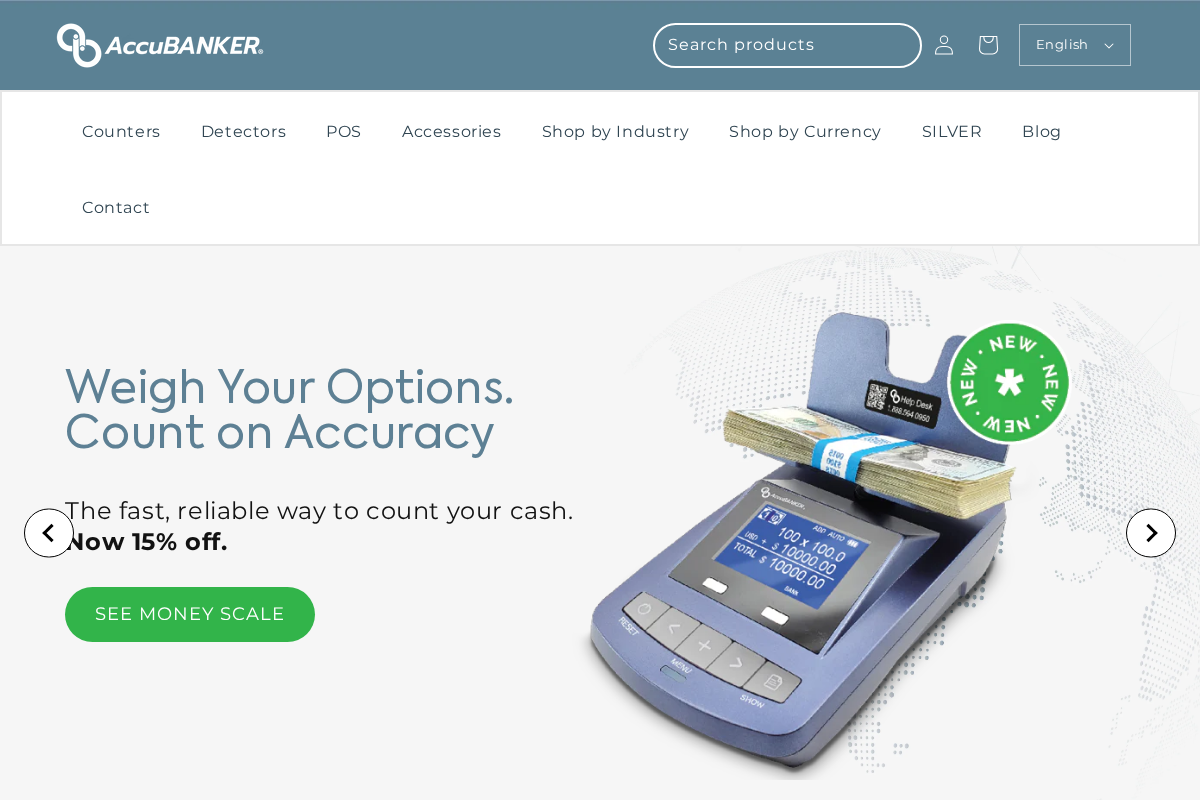 AccuBANKER homepage screenshot