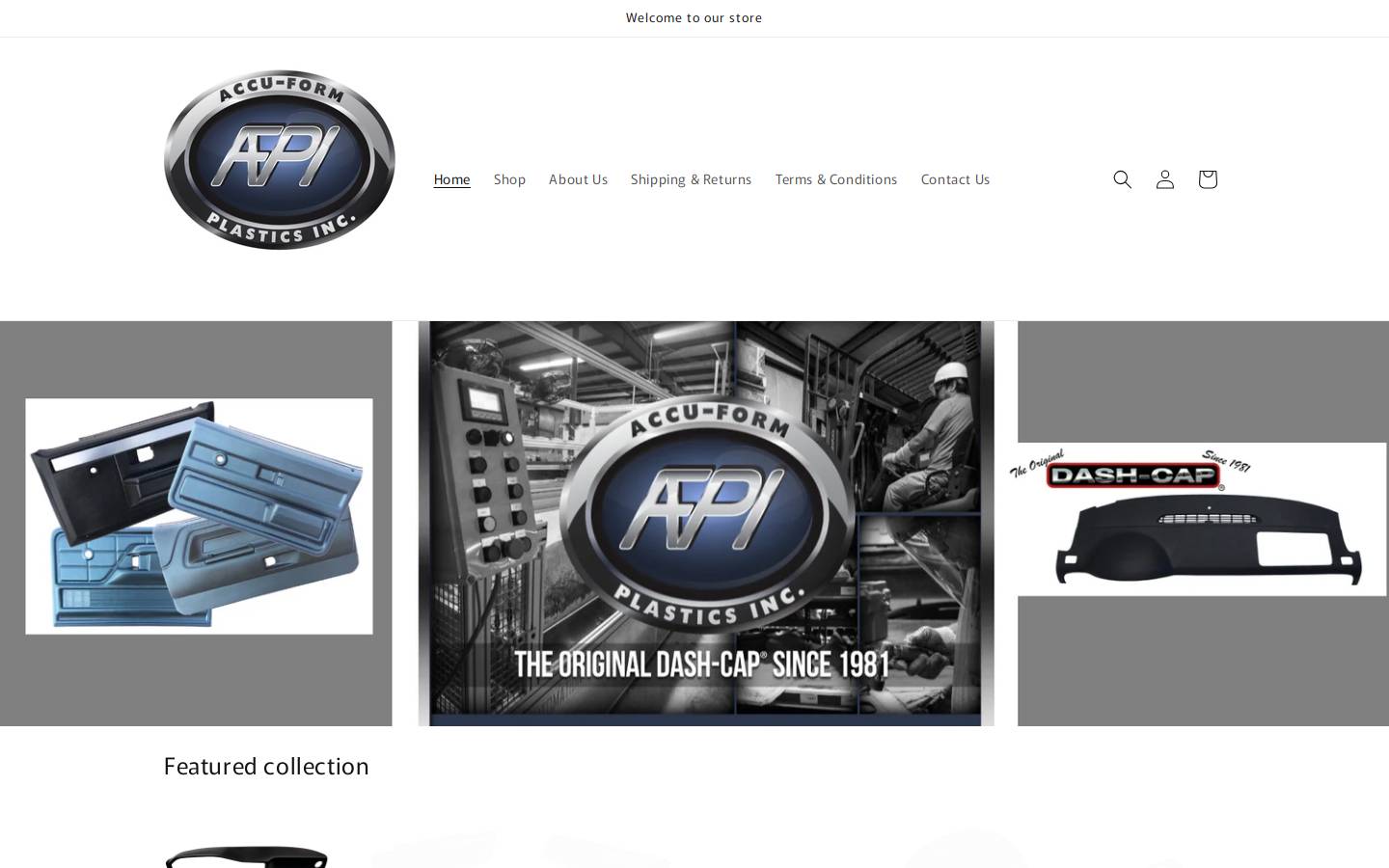 accuforminc.com homepage screenshot