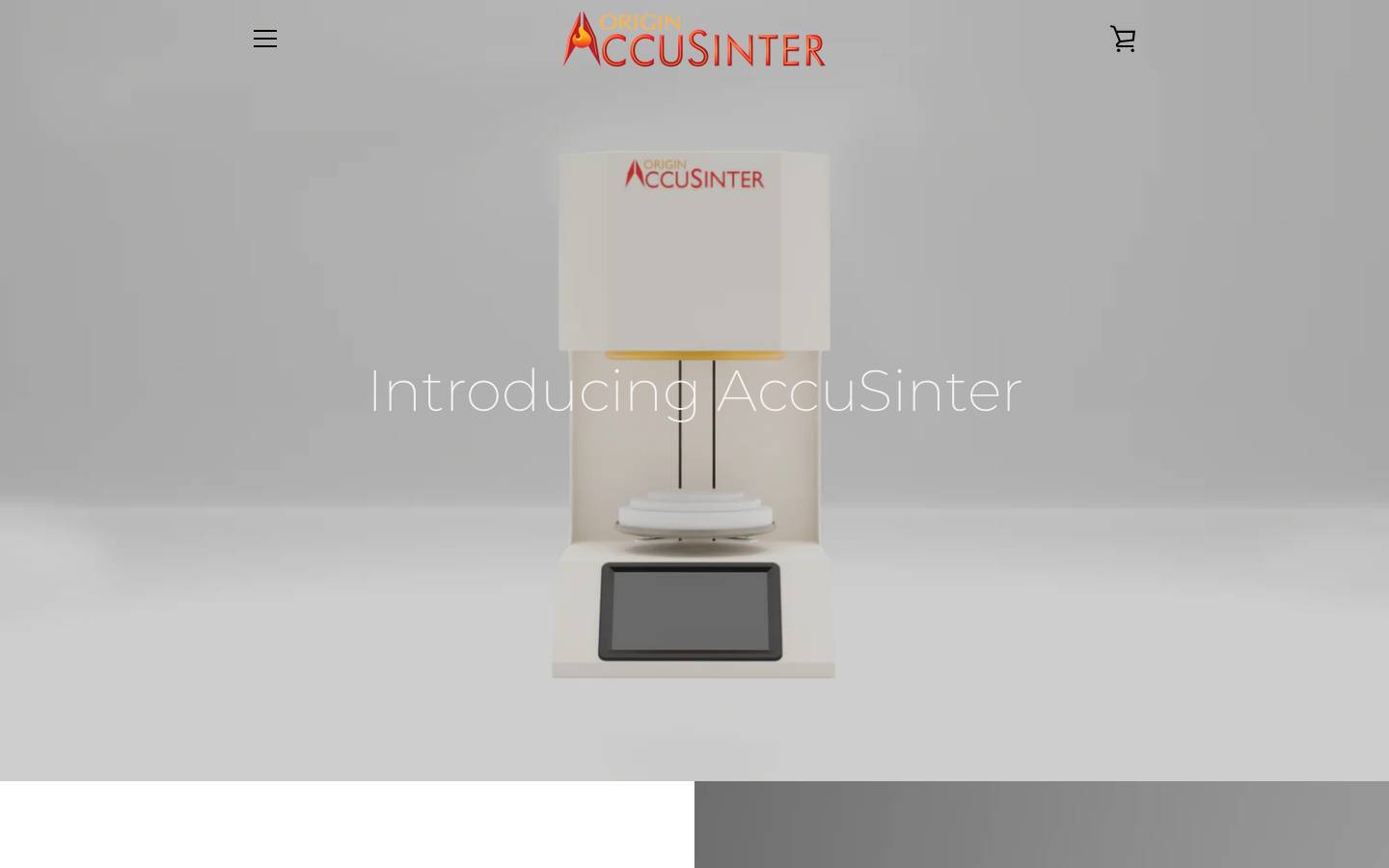 accusinter.com homepage screenshot