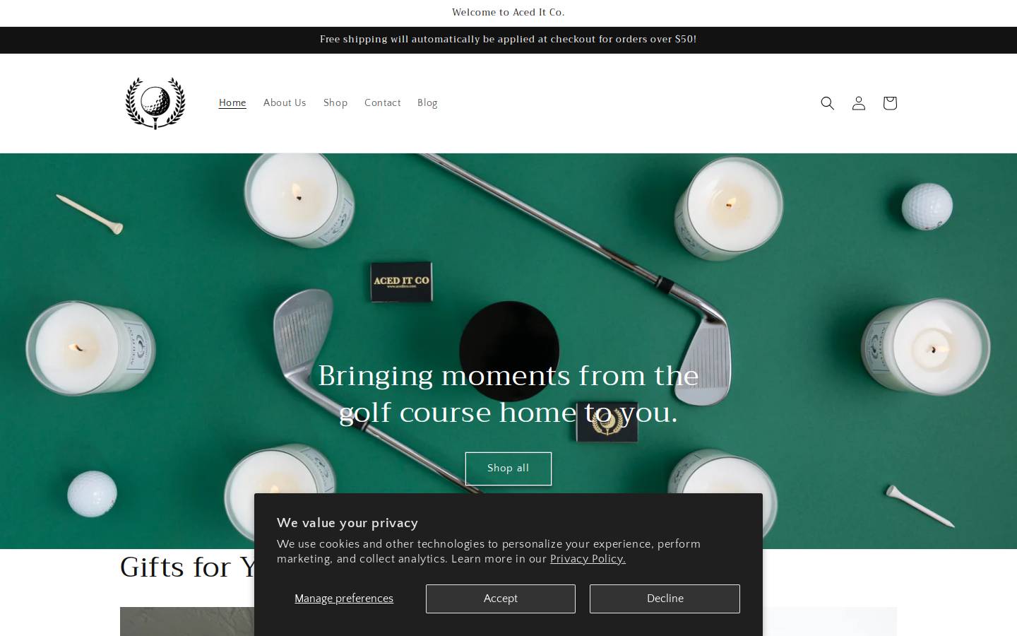aceditco.com homepage screenshot