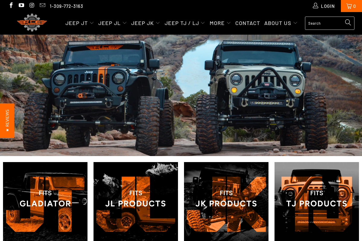 Ace Engineering & Fab homepage screenshot