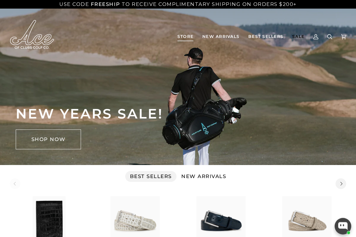 aceofclubsgolfco.com homepage screenshot