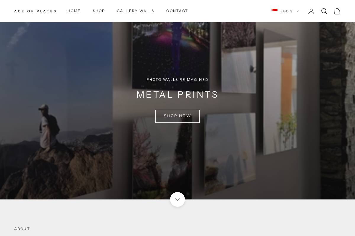 aceofplates.co homepage screenshot