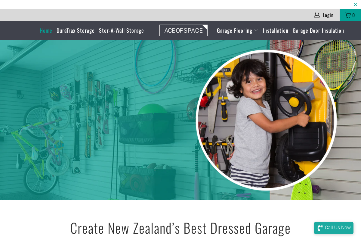 aceofspace.co.nz homepage screenshot