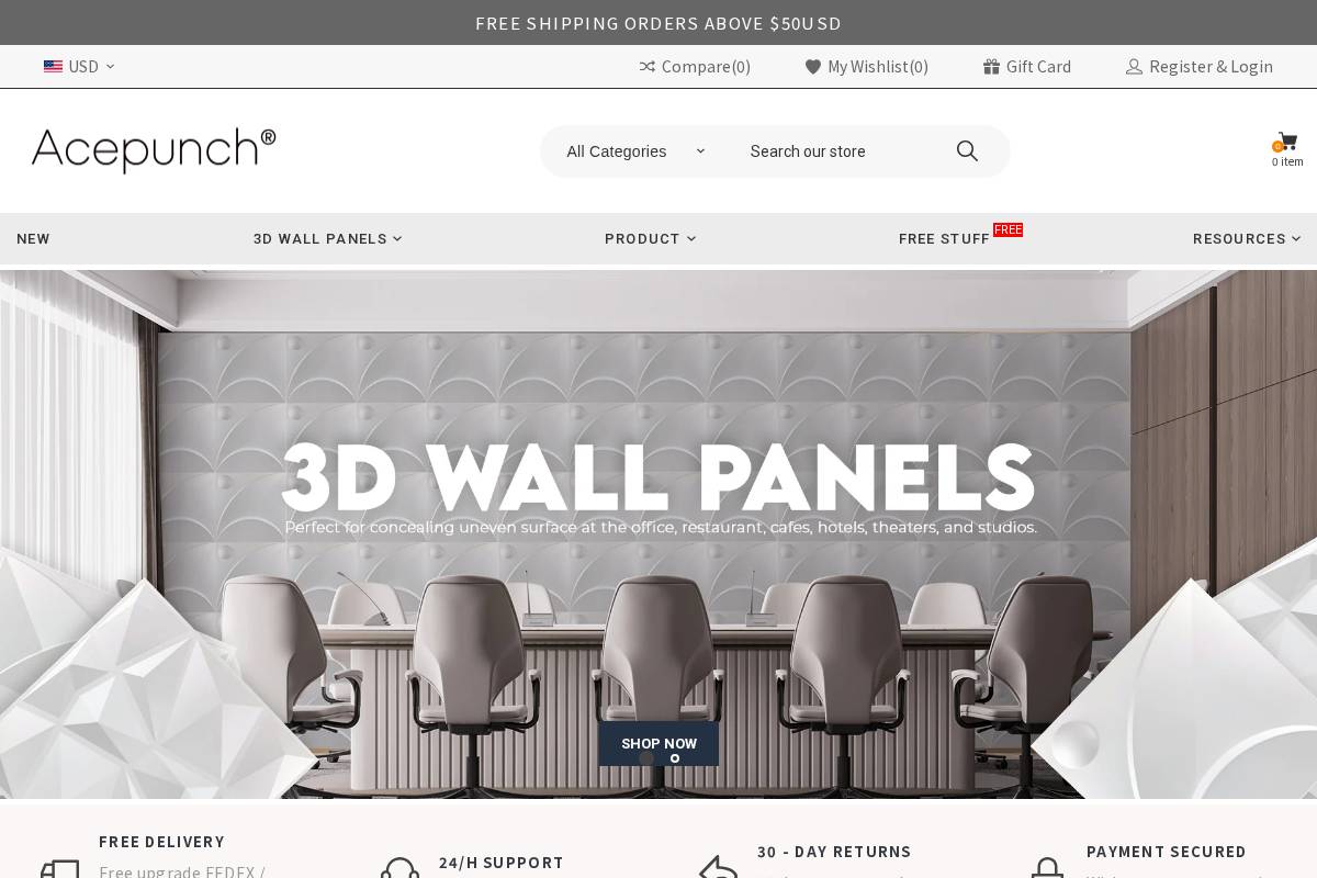 acepunch.com homepage screenshot