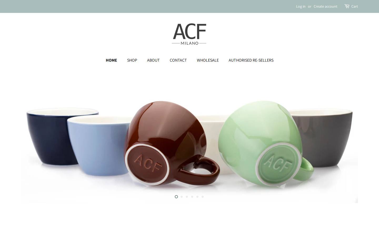acfcups.com.au homepage screenshot