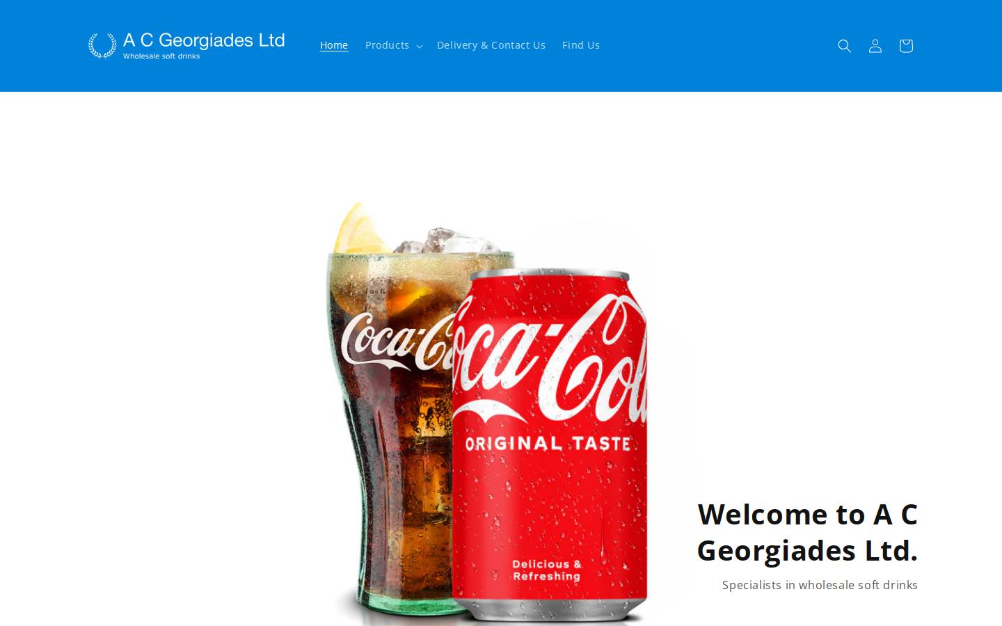 acgeorgiades.com homepage screenshot