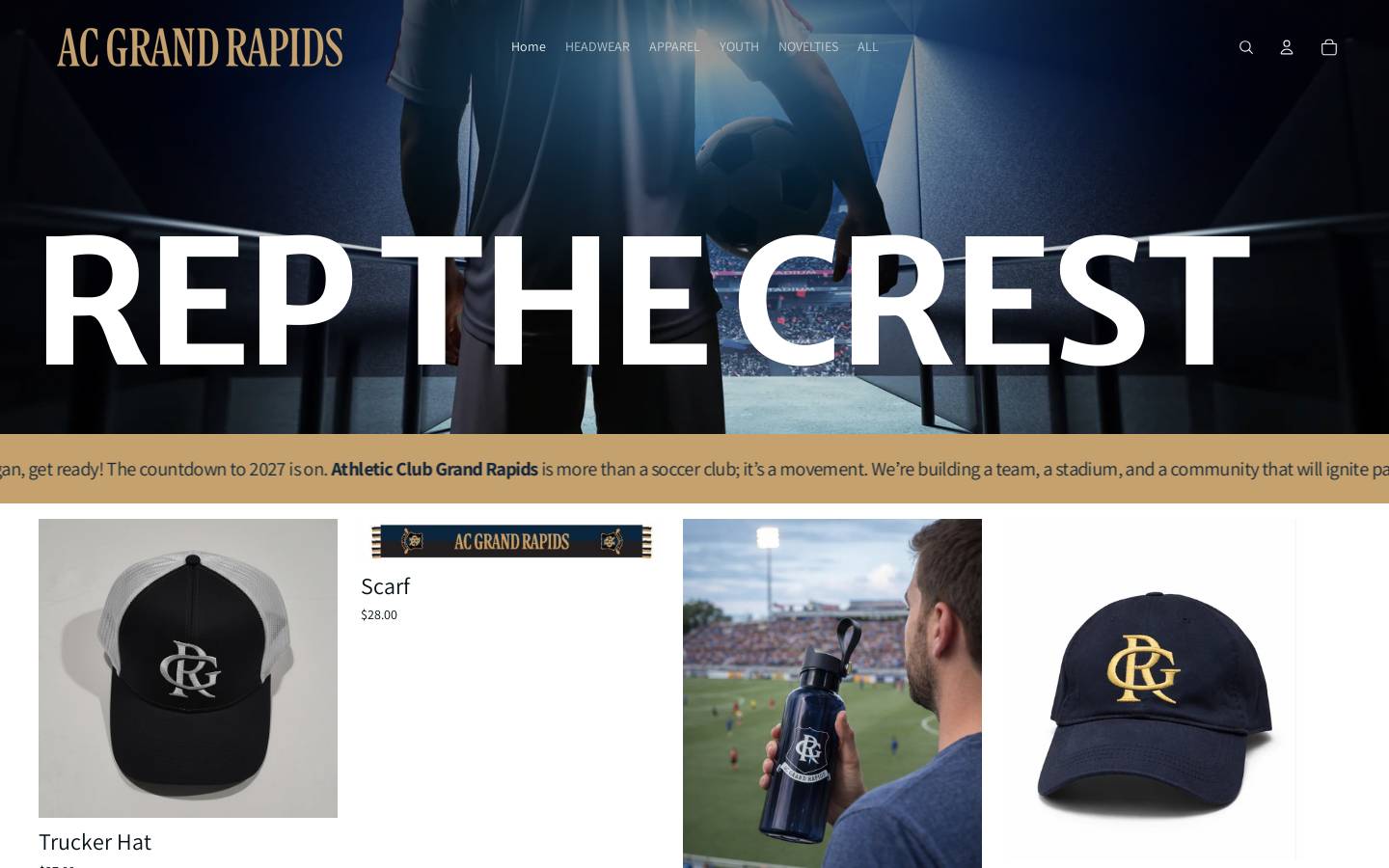 acgrandrapids-zone.com homepage screenshot
