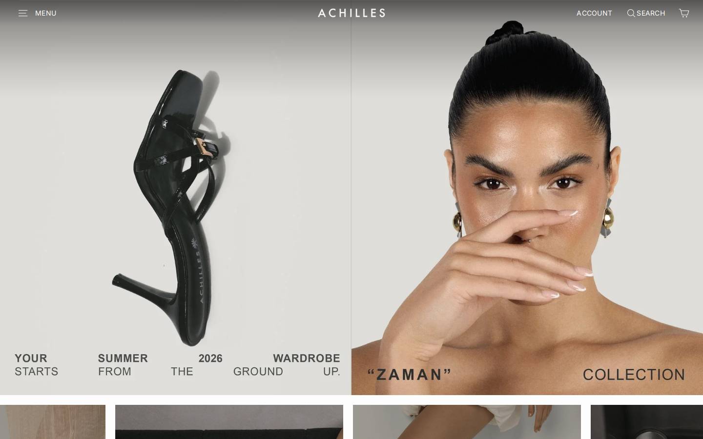 achilleseg.com homepage screenshot