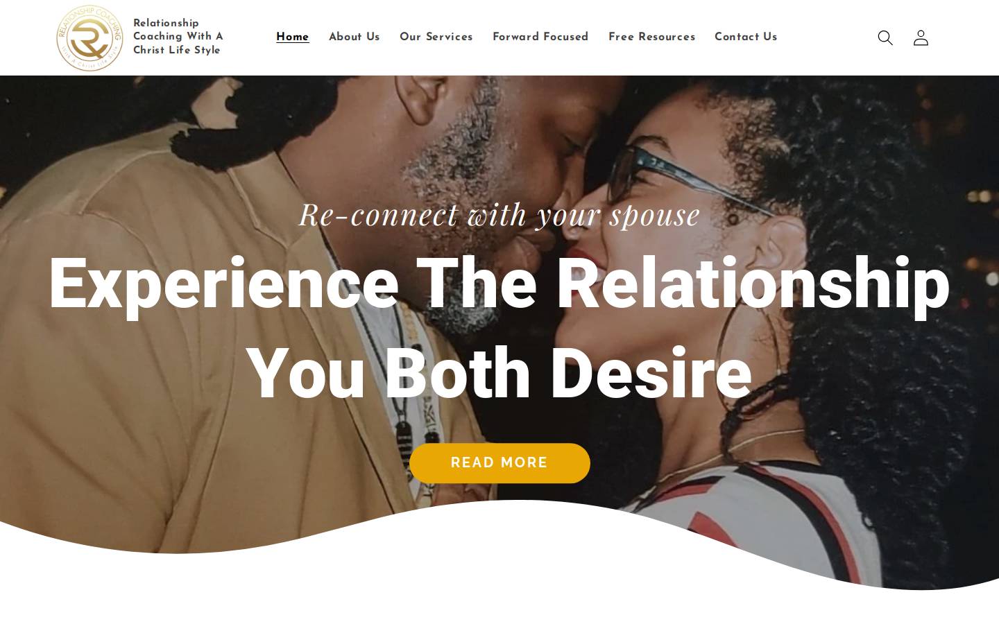 Relationship Coaching With A Christ Life Style homepage screenshot