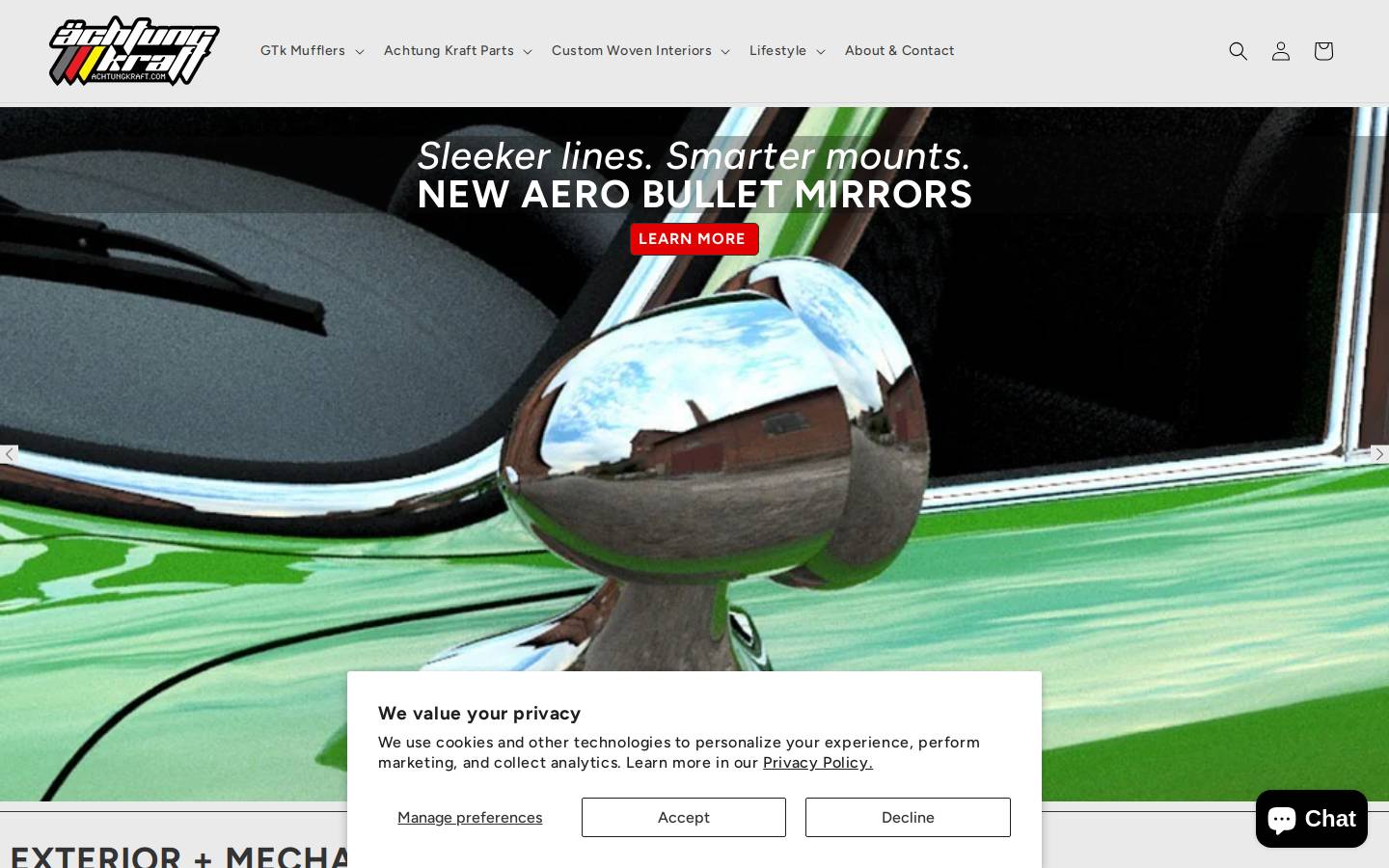 achtungkraft.com homepage screenshot